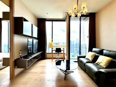 คอนโดให้เช่า : The Esse Asoke | Modern 1 Bed Condo For Rent in Prime Sukhumvit - BR14241CD