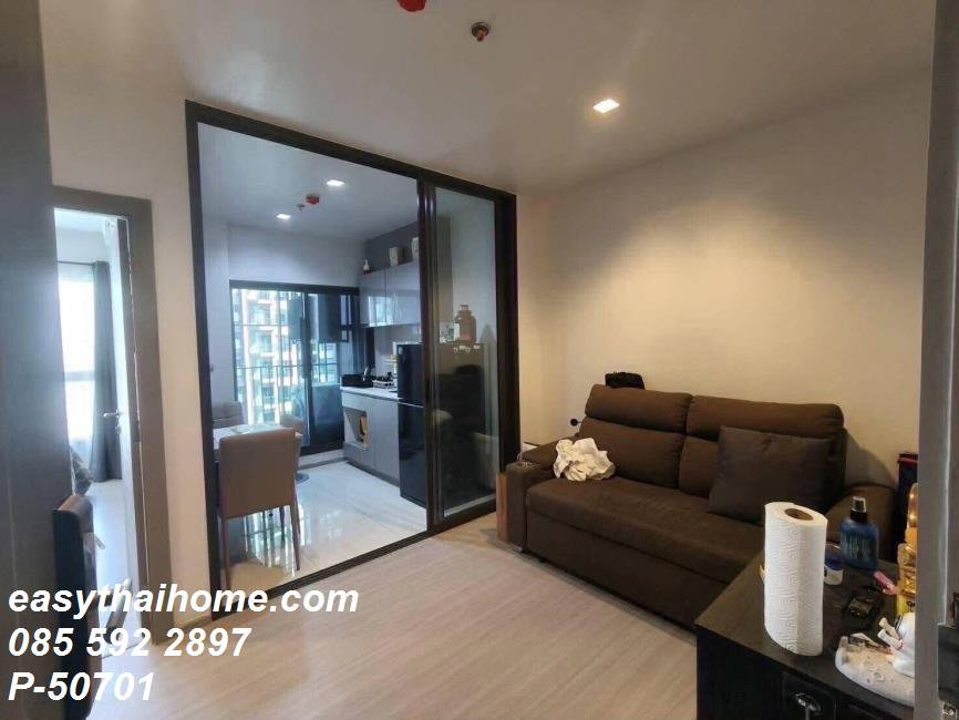 รูป P-50701 — ให้เช่าคอนโด ชั้น 27 LIFE Asoke - Rama 9 รูปแบบ 1 นอน 1 น้ำ วิวเมือง ใกล้ MRT พระราม 9 085-592-2897 Line: @easythaihome - รูปที่ 2/7