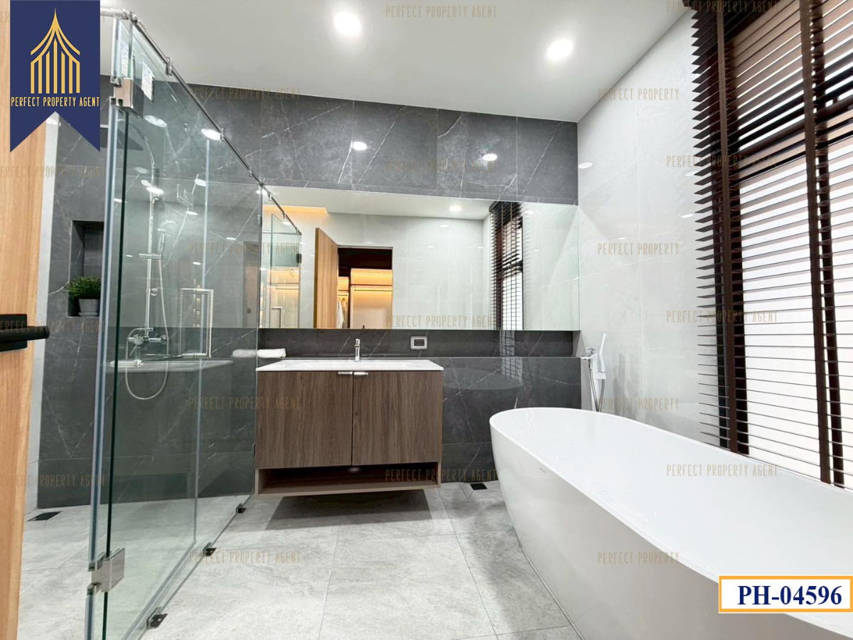 รูป ขายบ้านเดี่ยว 3 ชั้น ปรีชา รามคำแหง-กรุงเทพกรีฑา แปลงมุม  พร้อมลิฟต์ส่วนตัว ทำเลดี - รูปที่ 50/55