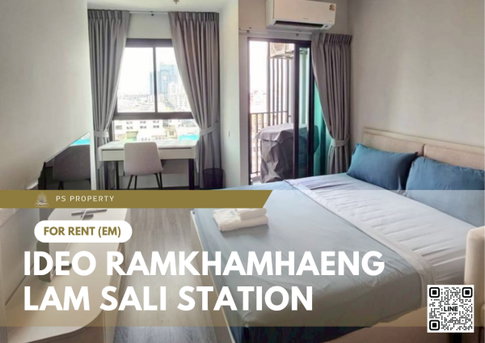 ให้เช่า ✨ Ideo Ramkhamhaeng - Lam Sali Station ✨ เฟอร์นิเจอร์ และ เครื่องใช้ไฟฟ้าครบ ใกล้ MRT ลำสาลี 