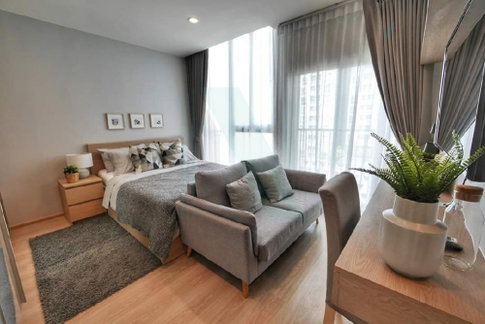For rent Noble Revolve Ratchada 2 STUDIO 9th floor near MRT Cultural Center.