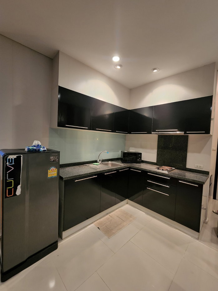 picture ST625/[FOR RENT] Villa Sathorn | 30th Floor River View | Spacious Studio (43.5 sq.m.) | Black & White Style | Next to BTS Krung Thon Buri - 5/8