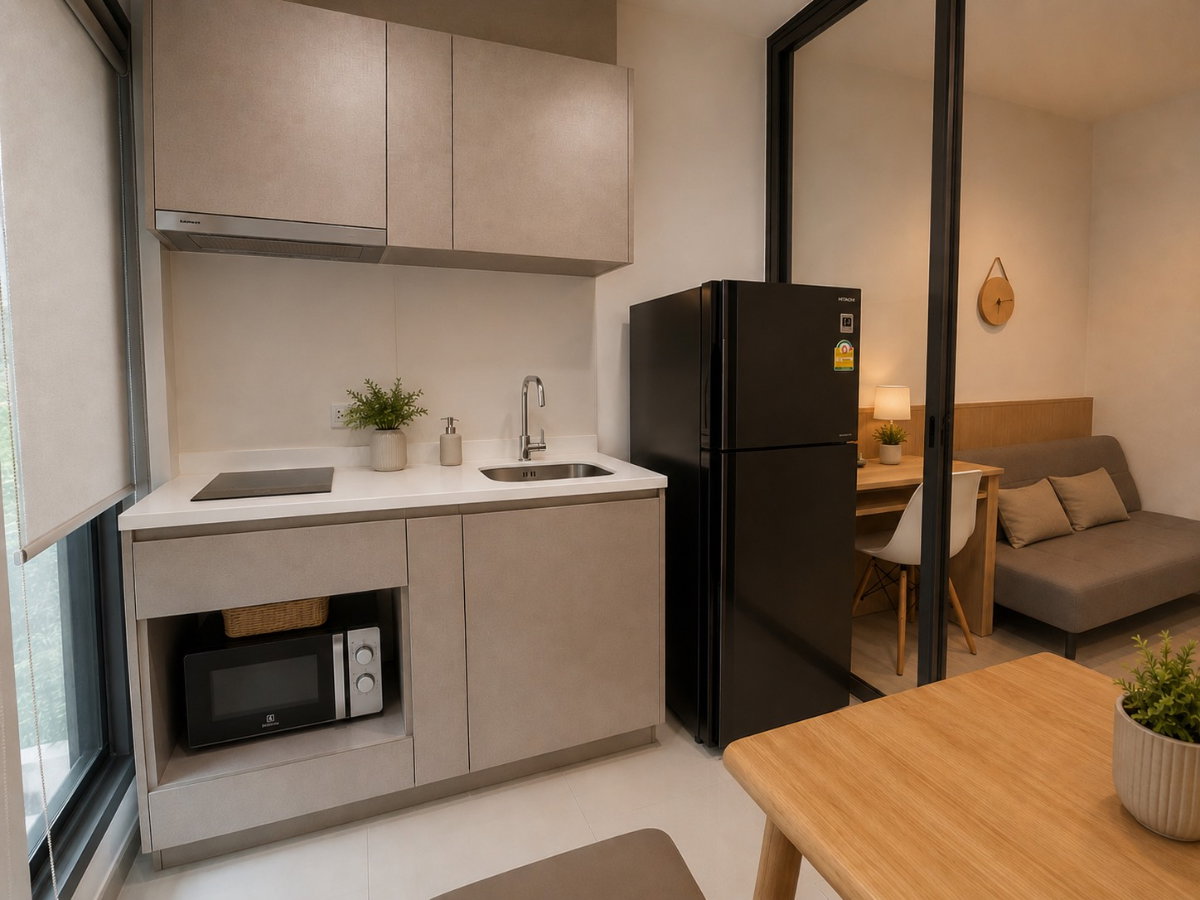 รูป LiFe RAMA 9 ห้องว่างพร้อมอยู่ เฟอร์ครับ รีโนเวทใหม่ - รูปที่ 3/6