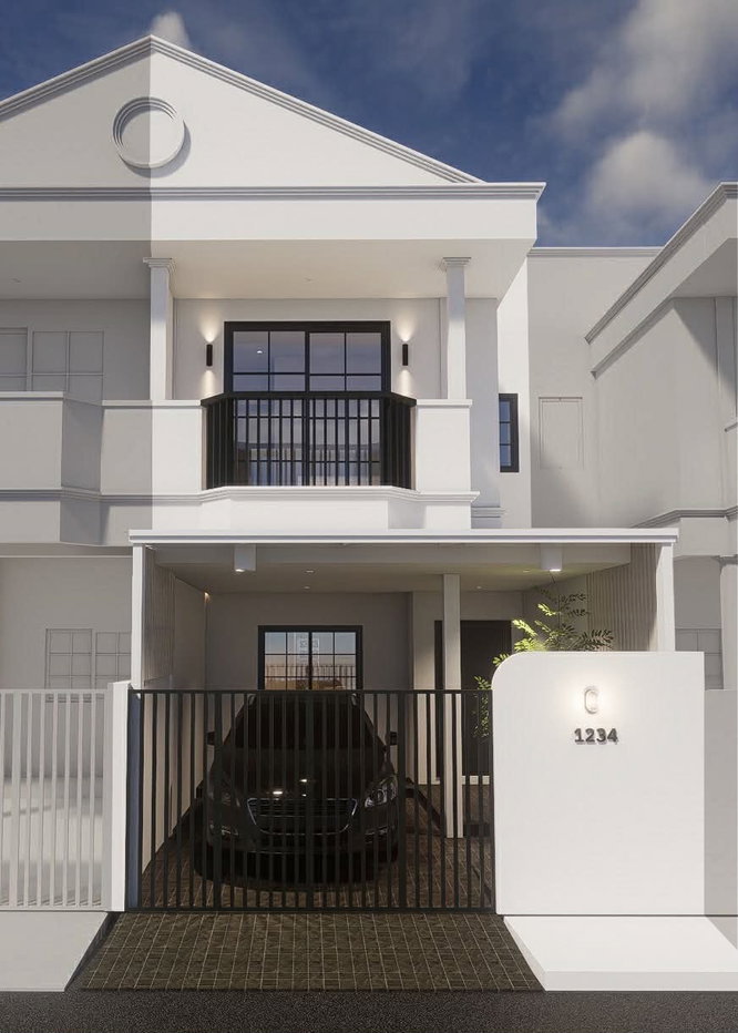รูป R235 🏡 ทาวน์โฮม 2 ชั้น ลาดพร้า 101 รีโนเวทใหม่ทั้งหลัง จองก่อนบ้านเสร็จ  เหลือเพียง 3.09 ล้านบาท เท่านั้น! - รูปที่ 1/25