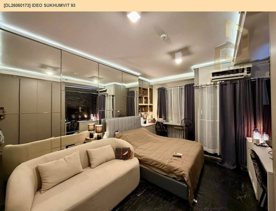 รูป DL26060173 ให้เช่าคอนโด ไอดีโอ สุขุมวิท 93 (IDEO Sukhumvit 93) ใกล้ BTS บางจาก พร้อมเข้าอยู่ โทรด่วน 0614453194 LineID @952jdxxk - รูปที่ 5/8