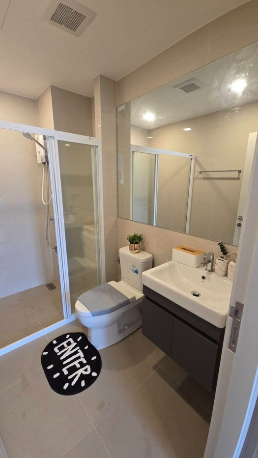 รูป Condo for RENT : Modiz Sukhumvit 50 28 sqm.  𝐓𝐲𝐩𝐞 : 1 Bed 1 Bath / Garden view  11th  Building : B  Fully furnished - รูปที่ 11/12