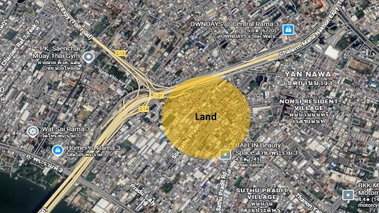 รูป ขายที่ดินเปล่า สาธุประดิษฐ์ ซอย 34 ใกล้ Central พระราม 3  - รูปที่ 4/4