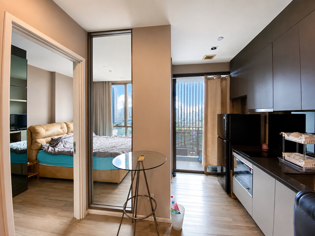 รูป ขายด่วน ขายต่ำกว่าราคาประเมิน The Room Sukhumvit 69 เพียง 100 เมตรจาก BTS พระโขนง พร้อมเฟอร์นิเจอร์และเครื่องใช้ไฟฟ้าครบชุด - รูปที่ 5/38