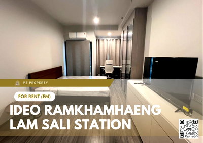 Condos for rent : For Rent ✨ Ideo Ramkhamhaeng - Lam Sali Station ✨ Fully furnished with appliances. Near MRT Lam Sali.