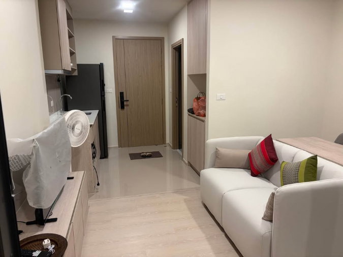 รูป R612/เช่า] Flo by Sansiri ชั้น 7 ห้องสวยสไตล์ Cozy แต่งครบพร้อมอยู่ ใกล้ BTS คลองสาน 350 ม. - รูปที่ 7/16