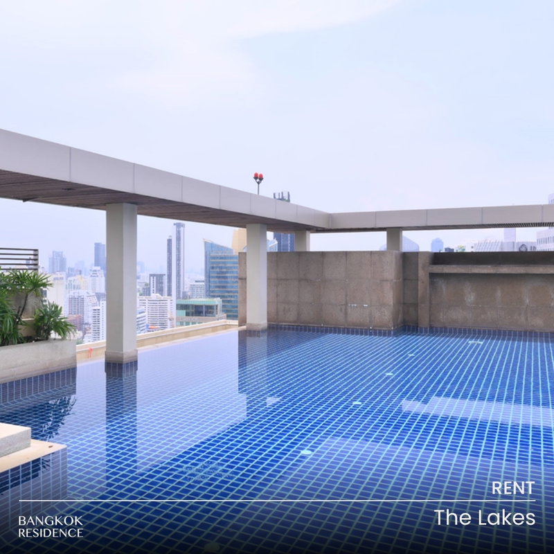 Condos for rent : Rental Condo 💎 The Lakes, 2BR, 110 sqm, 70K 🏞️ Park View Unit, Good Price