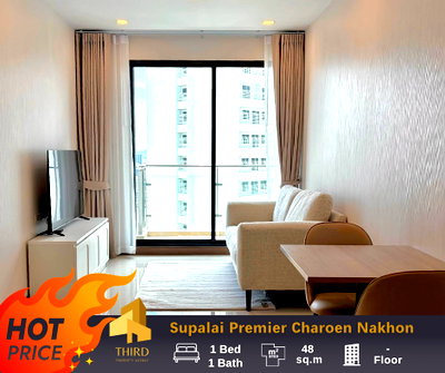 Condos for rent : 𝐒𝐮𝐩𝐚𝐥𝐚𝐢 𝐏𝐫𝐞𝐦𝐢𝐞𝐫 𝐂𝐡𝐚𝐫𝐨𝐞𝐧 𝐍𝐚𝐤𝐡𝐨𝐧 ✨Fully Furniture , ready to move in //ask more info  LineID:@thirdproperty 