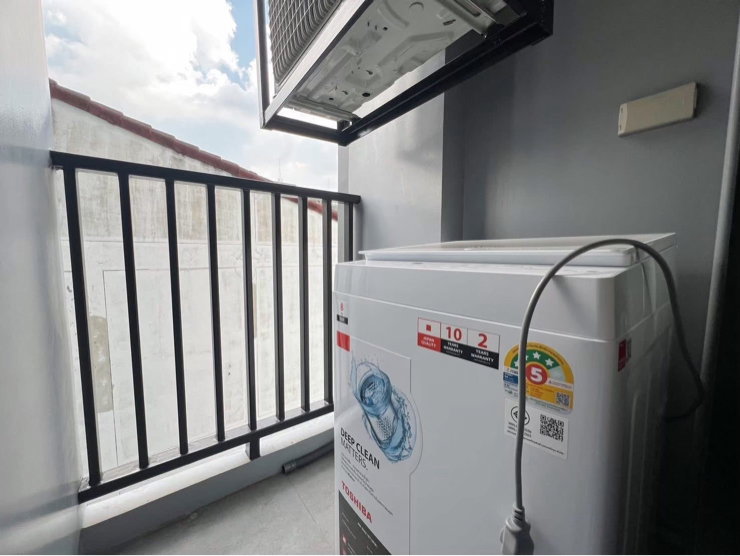 รูป S117 ให้เช่าคอนโด MAGNIX Ramintra 21 (แม็กนิกซ์ รามอินทรา 21)ใกล้ BTS ลาดปลาเค้า เฟอร์นิเจอร์ และ เครื่องใช้ไฟฟ้า ครบ พร้อมเข้าอยู่  - รูปที่ 10/11