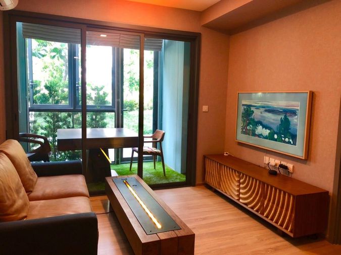 (TT227)ปล่อยเช่าคอนโด Taka Haus Ekkamai (ทากะ เฮ้าส์ เอกมัย) ชั้น 3 ขนาด 45 ตร.ม 1 ห้องนอน 1 ห้องน้ำ(มีอ่างน้ำ) มี WiFi/Netflix เฟอร์นิเจอร์ครบ