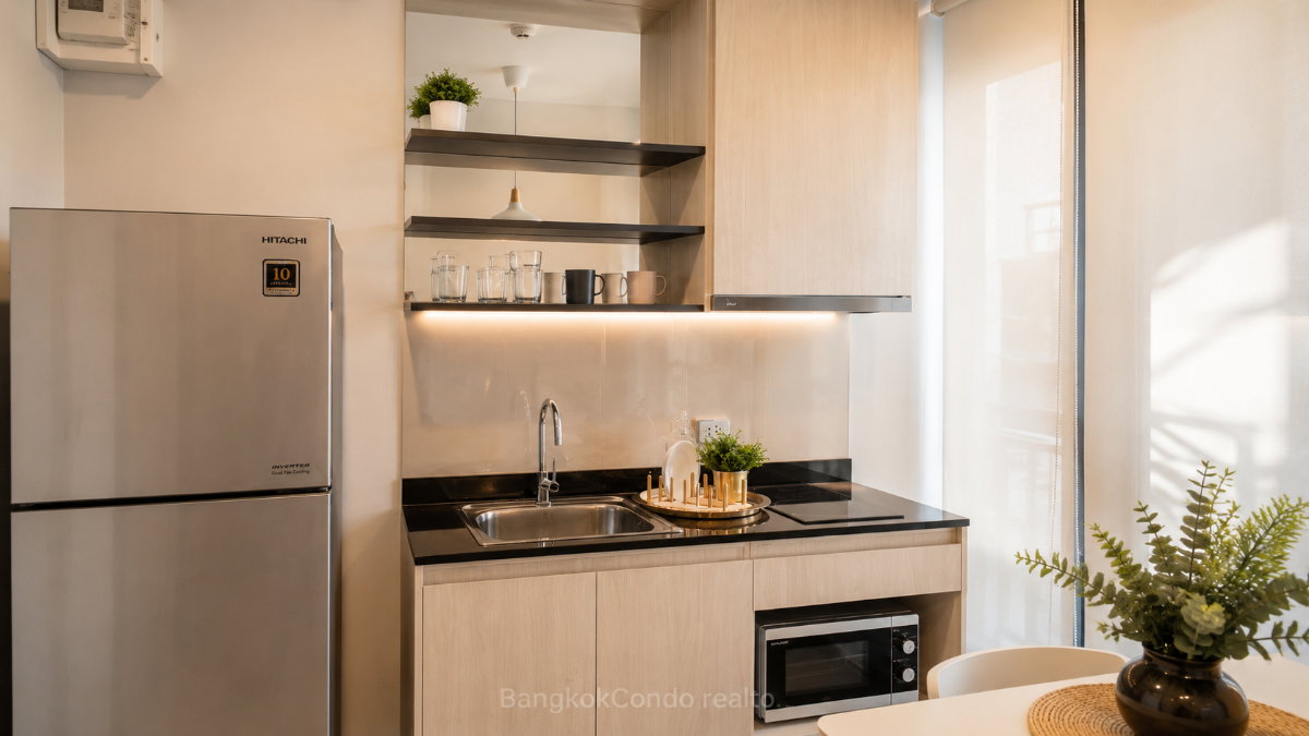 picture 🚆✨ Prime Condo Location For Rent 📌 The Base Park West  (Line: @rent2022) | Near BTS On Nut  ✨ Ready to Move In! ✨  📌 Ref Code: A03739 - 7/9