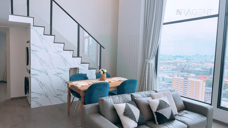 รูป 🎉 ให้เช่าคอนโด พาร์ค ออริจิ้น ราชเทวี อาคาร 1 ชั้น 24 Duplex 3 ห้องนอน ขนาด 81 ตรม ใกล้ ใกล้ BTS ราชเทวี - รูปที่ 2/8