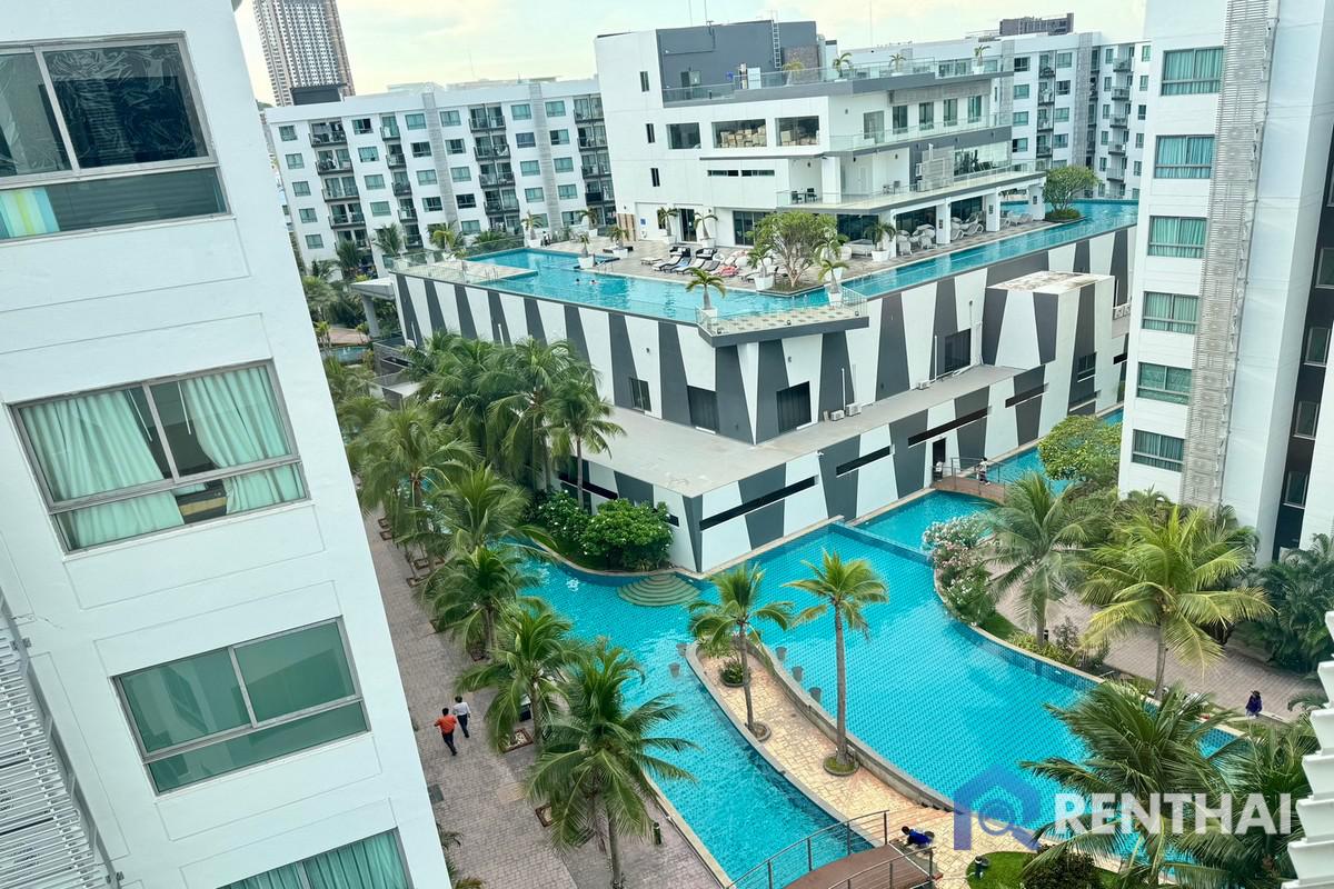 รูป ให้เช่า Arcadia Beach Resort คอนโดทำเลพัทยาใต้ 2 ห้องนอน 2 ห้องน้ำ ห้องใหม่น่าอยู่ - รูปที่ 11/25