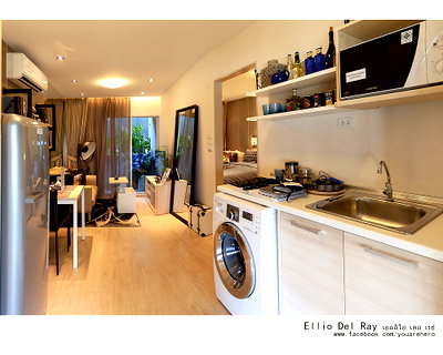Condos for rent : 🔥 HOT DEAL! Elio Del Ray Condo for Rent  2 Bedrooms | 1 Bathroom | 45 sq.m. 1st Floor | Fully Furnished Only 19,000 THB/Month