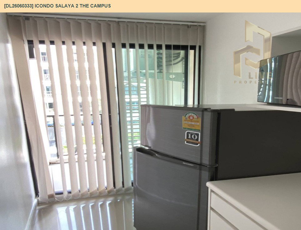 รูป DL26060333 ขายคอนโด ไอ คอนโด ศาลายา 2 เดอะ แคมปัส  (icondo Salaya 2 The campus ) ใกล้  พร้อมเข้าอยู่ โทรด่วน 0638692663 LineID @952jdxxk - รูปที่ 7/8