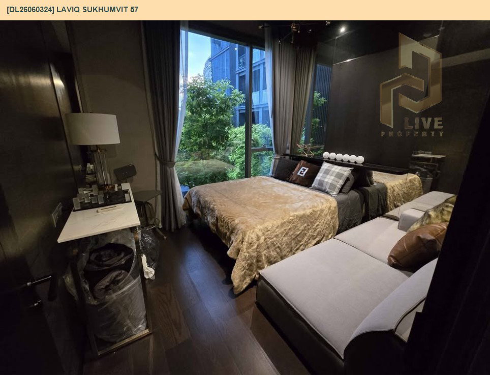 รูป DL26060324 ให้เช่าคอนโด ลาวีค สุขุมวิท 57 (LAVIQ Sukhumvit 57) ใกล้ BTS ทองหล่อ พร้อมเข้าอยู่ โทรด่วน 0614453194 LineID @952jdxxk - รูปที่ 10/15