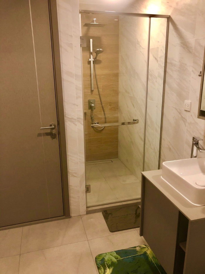 รูป (TT227)ปล่อยเช่าคอนโด Taka Haus Ekkamai (ทากะ เฮ้าส์ เอกมัย) ชั้น 3 ขนาด 45 ตร.ม 1 ห้องนอน 1 ห้องน้ำ(มีอ่างน้ำ) มี WiFi/Netflix เฟอร์นิเจอร์ครบ - รูปที่ 6/8