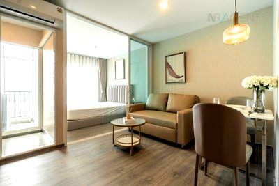 คอนโดให้เช่า : ให้เช่าคอนโด รีเจ้นท์ โฮม บางนา อาคาร D ชั้น 23 1 ห้องนอน ขนาด 28 ตรม ใกล้ BTS บางนา