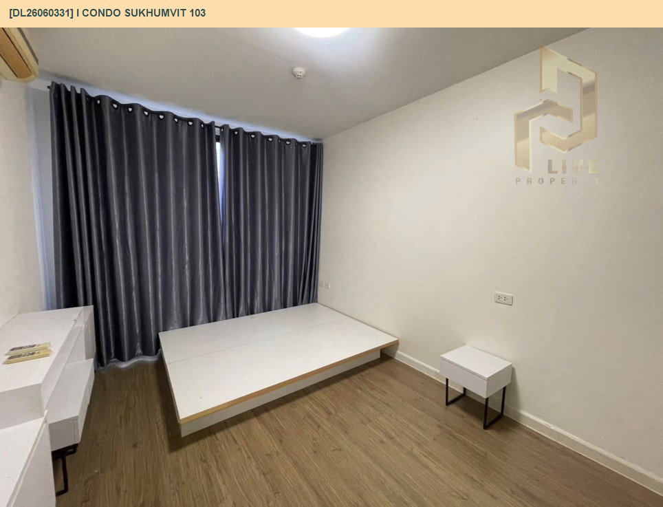 รูป DL26060331 ให้เช่าคอนโด ไอ คอนโด สุขุมวิท 103 (I CONDO Sukhumvit 103) ใกล้ BTS อุดมสุข พร้อมเข้าอยู่ โทรด่วน 0614453194 LineID @952jdxxk - รูปที่ 3/8
