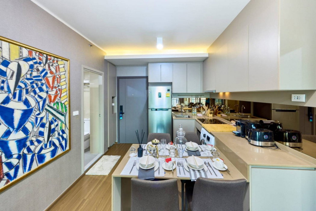 รูป ให้ เช่า คอนโด IDEO Sukhumvit 93 (ไอดีโอ สุขุมวิท 93)52 ตรม. 2 นอน 2 น้ำ ชั้น 36 - รูปที่ 5/11