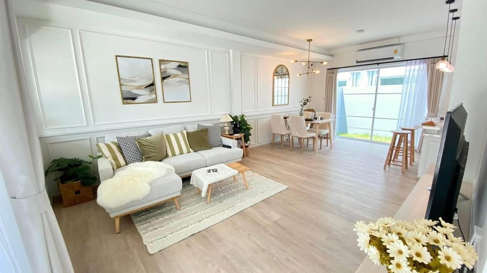 รูป Townhome For RENT/SALE : Indy 2 Bangna Ram 2 compound  3 Bed  3 Bath  122 sqm   Land size    25 sqw.  2 parking lot  - รูปที่ 9/31