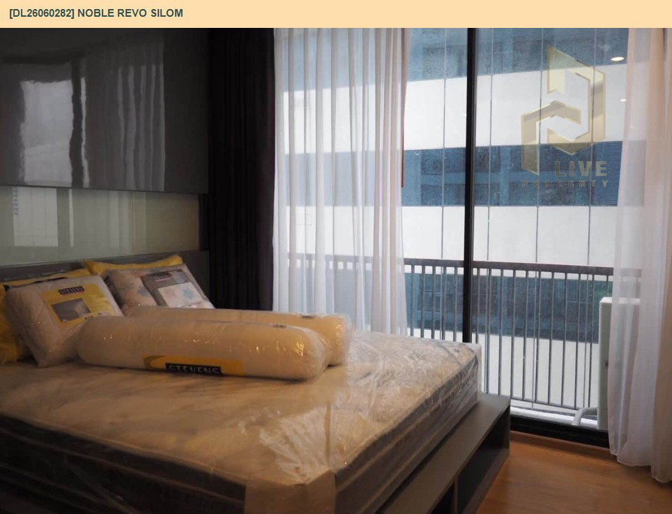 รูป DL26060282 ให้เช่าคอนโด โนเบิล รีโว สีลม (Noble Revo Silom) ใกล้ BTS สุรศักดิ์ พร้อมเข้าอยู่ โทรด่วน 0614453194 LineID @952jdxxk - รูปที่ 2/8