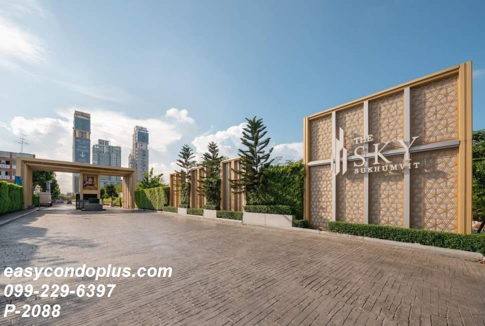 รูป P-2088 📍 เดอะ สกาย สุขุมวิท 🏙️ คอนโดวิวเมือง เฟอร์นิเจอร์และเครื่องใช้ไฟฟ้าครบ พร้อมเครื่องซักผ้า เดินเพียง 900 เมตรถึง BTS อุดมสุข!  - รูปที่ 3/12