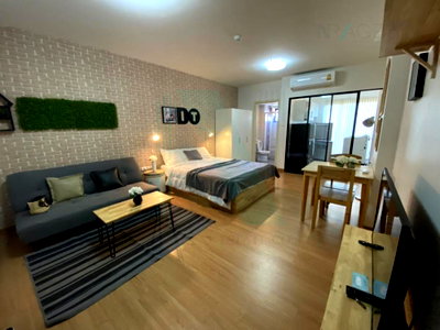 Condos for rent : For rent, Supalai Loft Chaengwattana STUDIO, 12A floor, near Makro Chaengwattana.