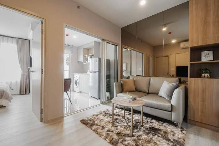 รูป 💥💥ห้องสวยให้เช่า!! คอนโด IDEO จรัญ 70-ริเวอร์วิว 1Bed 31 ตรม.ชั้น 28 แต่งครบ ใกล้ MRT บางพลัด สนใจ Line: @atfirm💥💥 - รูปที่ 1/16