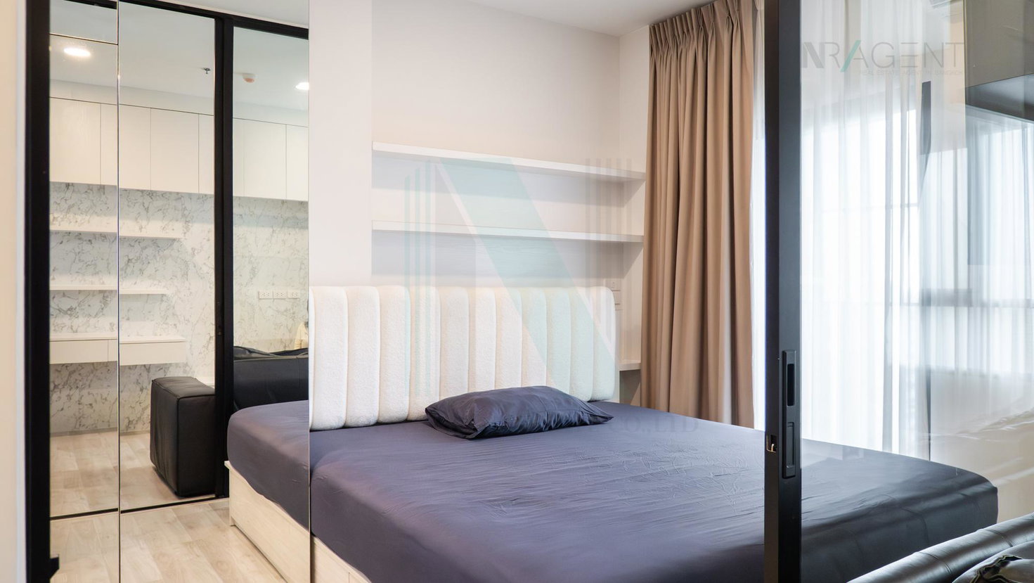 รูป ให้เช่าคอนโด นิช โมโน เมกะ สเปซ บางนา อาคาร 1 ชั้น 37 1 ห้องนอน ขนาด 35 ตรม ใกล้ รพ.ปิยมินทร์ - รูปที่ 5/8