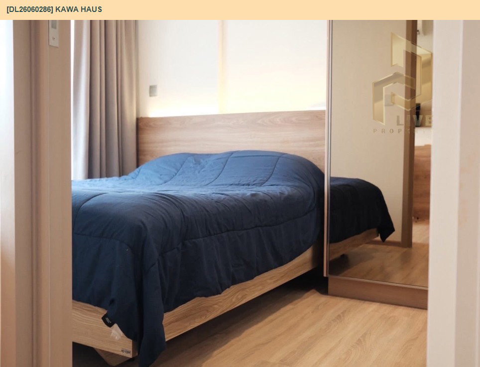 รูป DL26060286 ให้เช่าคอนโด คาวะ เฮาส์ (KAWA HAUS) ใกล้ BTS อ่อนนุช พร้อมเข้าอยู่ โทรด่วน 0653619502 LineID @952jdxxk - รูปที่ 4/5
