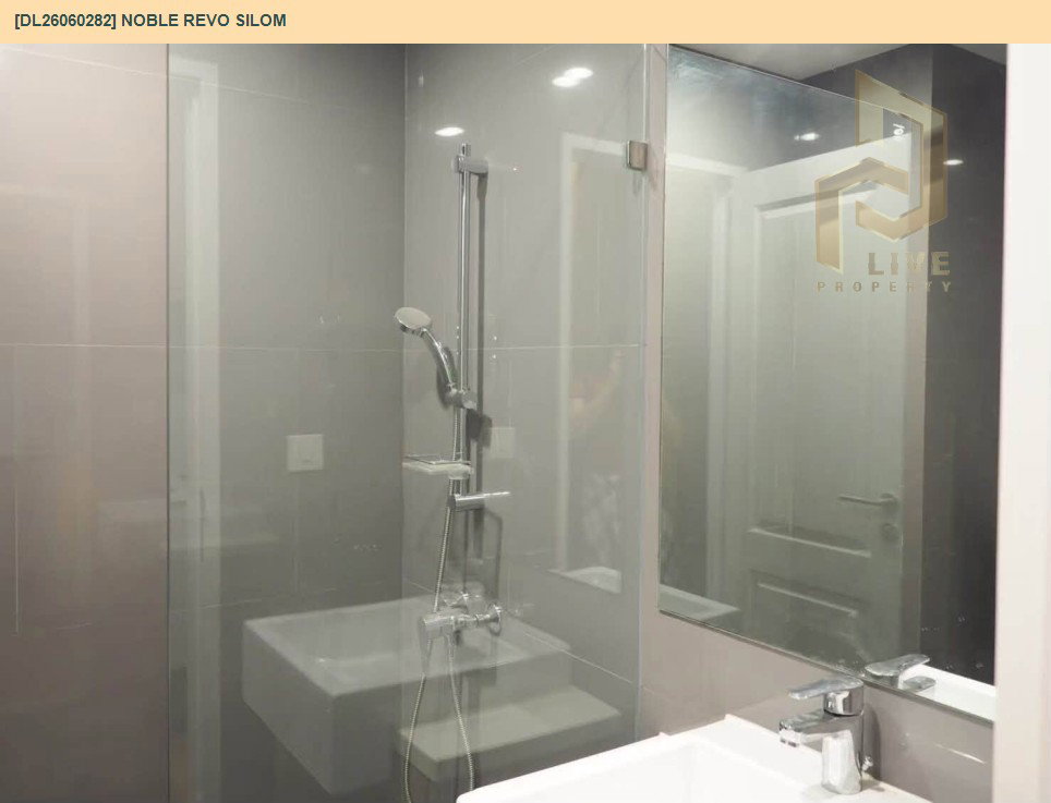 รูป DL26060282 ให้เช่าคอนโด โนเบิล รีโว สีลม (Noble Revo Silom) ใกล้ BTS สุรศักดิ์ พร้อมเข้าอยู่ โทรด่วน 0614453194 LineID @952jdxxk - รูปที่ 7/8
