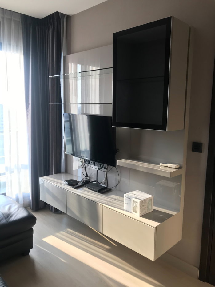 รูป Condo for RENT : The Signature by Urban  57.74 sqm.  𝐓𝐲𝐩𝐞 : 2 Bed 2 Bath / City View  𝐅𝐥𝐨𝐨𝐫 : 12A   - รูปที่ 2/9
