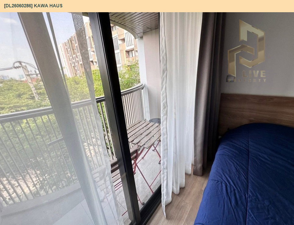 รูป DL26060286 ให้เช่าคอนโด คาวะ เฮาส์ (KAWA HAUS) ใกล้ BTS อ่อนนุช พร้อมเข้าอยู่ โทรด่วน 0653619502 LineID @952jdxxk - รูปที่ 5/5