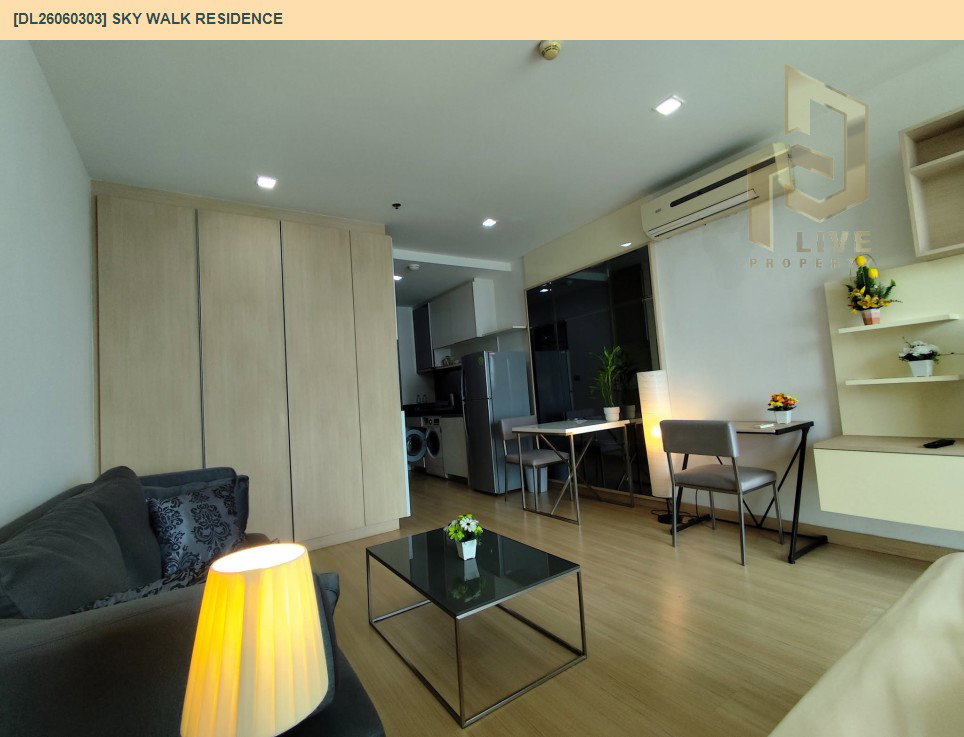 รูป DL26060303 ขายคอนโด สกาย วอร์ค เรสซิเดนซ์ (Sky Walk Residence ) ใกล้ BTS พระโขนง พร้อมเข้าอยู่ โทรด่วน 0653619502 LineID @952jdxxk - รูปที่ 4/8