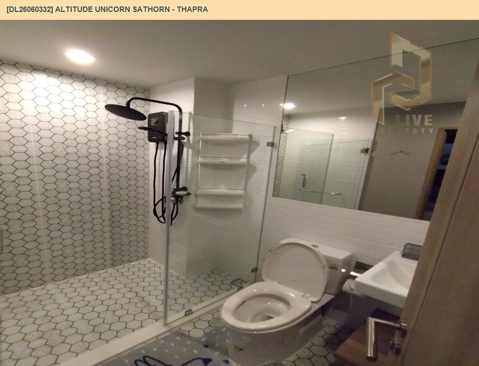 รูป DL26060332 ให้เช่าคอนโด อัลติจูด ยูนิคอร์น สาทร - ท่าพระ (Altitude Unicorn Sathorn - Thapra) ใกล้ BTS ตลาดพลู พร้อมเข้าอยู่ โทรด่วน 0614453194 LineID @952jdxxk - รูปที่ 11/11