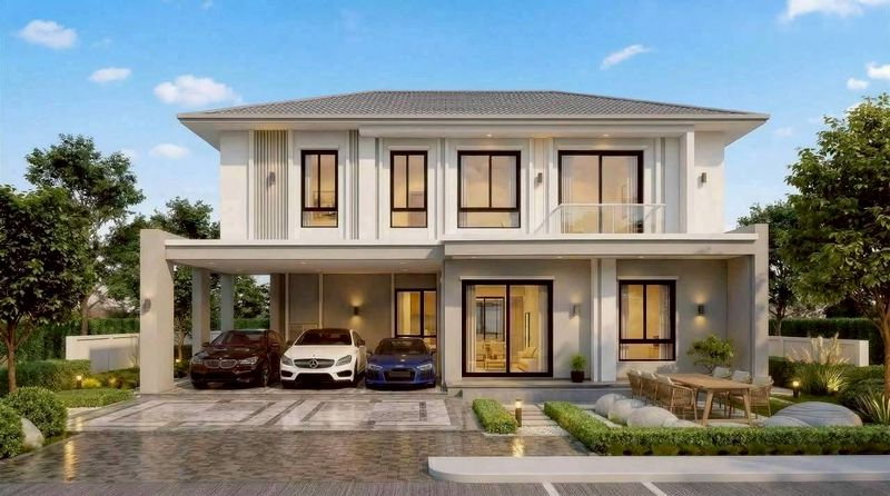 รูป 🔥บ้านหรูสไตล์ Modern Luxury @ บ้านแหวน หางดง 📍 หลังกาดฝรั่ง เชียงใหม่ - รูปที่ 1/20