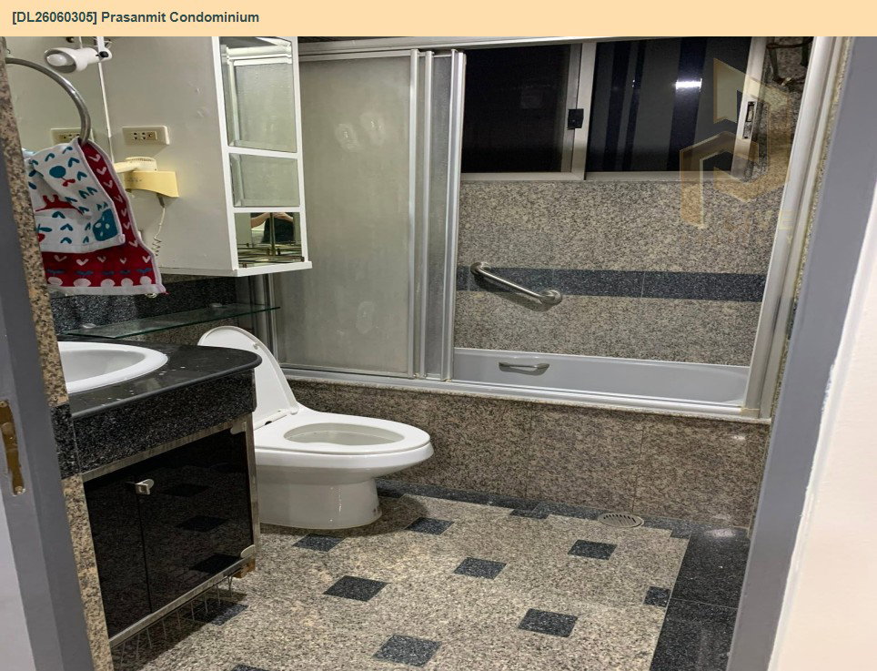 รูป DL26060305 ให้เช่าคอนโด ประสานมิตร คอนโดมิเนียม (Prasanmit Condominium) ใกล้ MRT สุขุมวิท(อโศก) พร้อมเข้าอยู่ โทรด่วน 0614453194 LineID @952jdxxk - รูปที่ 6/6
