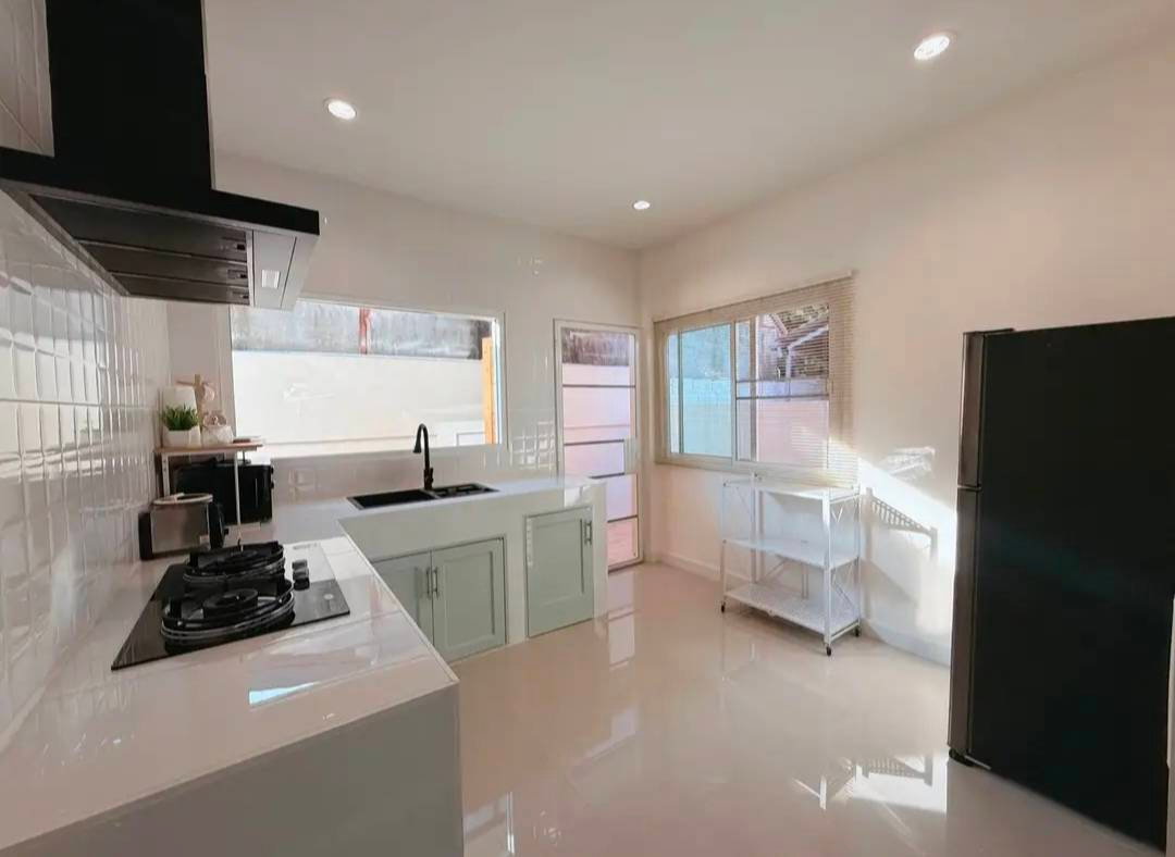 รูป บ้านเดี่ยว ชั้นเดียวให้เช่า ในหมู่บ้าน ศิริวัฒนานิเวศน์ หนองหอย เชียงใหม่ ใกล้โรงเรียนวารี (R1207) T.0946511456 - รูปที่ 8/9