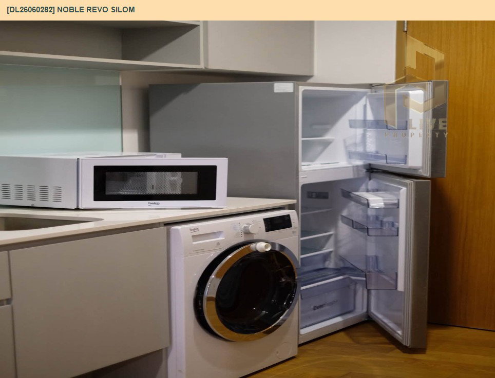 รูป DL26060282 ให้เช่าคอนโด โนเบิล รีโว สีลม (Noble Revo Silom) ใกล้ BTS สุรศักดิ์ พร้อมเข้าอยู่ โทรด่วน 0614453194 LineID @952jdxxk - รูปที่ 6/8