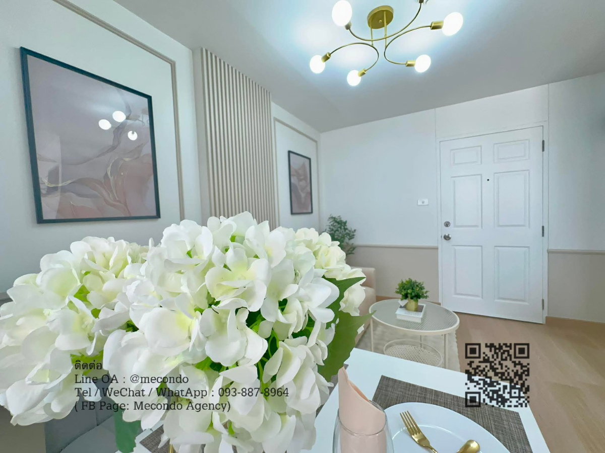 รูป ME2500186 ขายคอนโด ห้องสวย ลุมพินี คอนโดทาวน์ บดินทรเดชา-รามคำแหง พร้อมอยู่ - รูปที่ 7/16