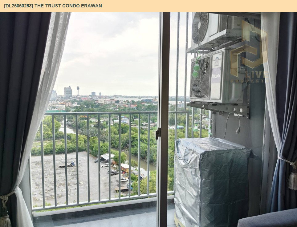 รูป DL26060283 ให้เช่าคอนโด เดอะ ทรัสต์ คอนโด เอราวัณ (The Trust Condo Erawan) ใกล้ BTS ช้างเอราวัณ พร้อมเข้าอยู่ โทรด่วน 0653619502 LineID @952jdxxk - รูปที่ 7/13