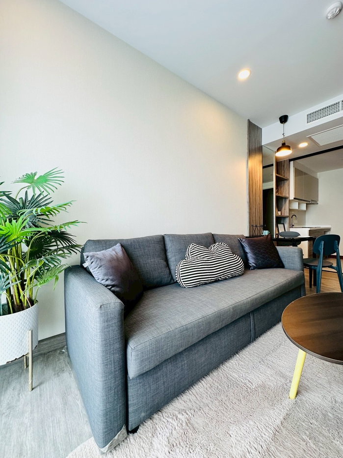 รูป Condo for RENT : The Supalai Premier Charoen Nakhon 𝐒𝐢𝐳𝐞 : 50 sqm. 𝐓𝐲𝐩𝐞 : 1 Bed 1 Bath 𝐅𝐥𝐨𝐨𝐫 : 23rd Fully furnished - รูปที่ 3/9