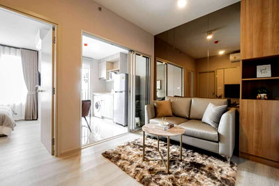 คอนโดให้เช่า : Condo for RENT : Ideo Charan 70-River view  𝐒𝐢𝐳𝐞 :  31 sqm.  : 1 Bed 1 Bath / River view  𝐅𝐥𝐨𝐨𝐫 : 28th     (รับเฉพาะคนไทย)