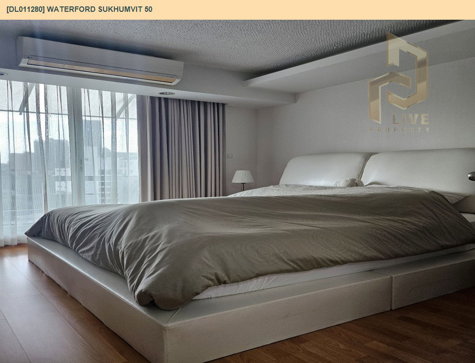 รูป DL011280 ให้เช่าคอนโด เดอะ วอเตอร์ฟอร์ด สุขุมวิท 50 (The Waterford Sukhumvit 50) ใกล้ BTS อ่อนนุช พร้อมเข้าอยู่ โทรด่วน 0614453194 LineID @952jdxxk - รูปที่ 8/9
