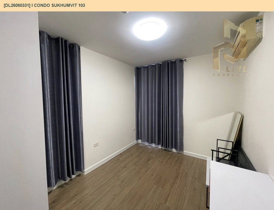 รูป DL26060331 ให้เช่าคอนโด ไอ คอนโด สุขุมวิท 103 (I CONDO Sukhumvit 103) ใกล้ BTS อุดมสุข พร้อมเข้าอยู่ โทรด่วน 0614453194 LineID @952jdxxk - รูปที่ 2/8